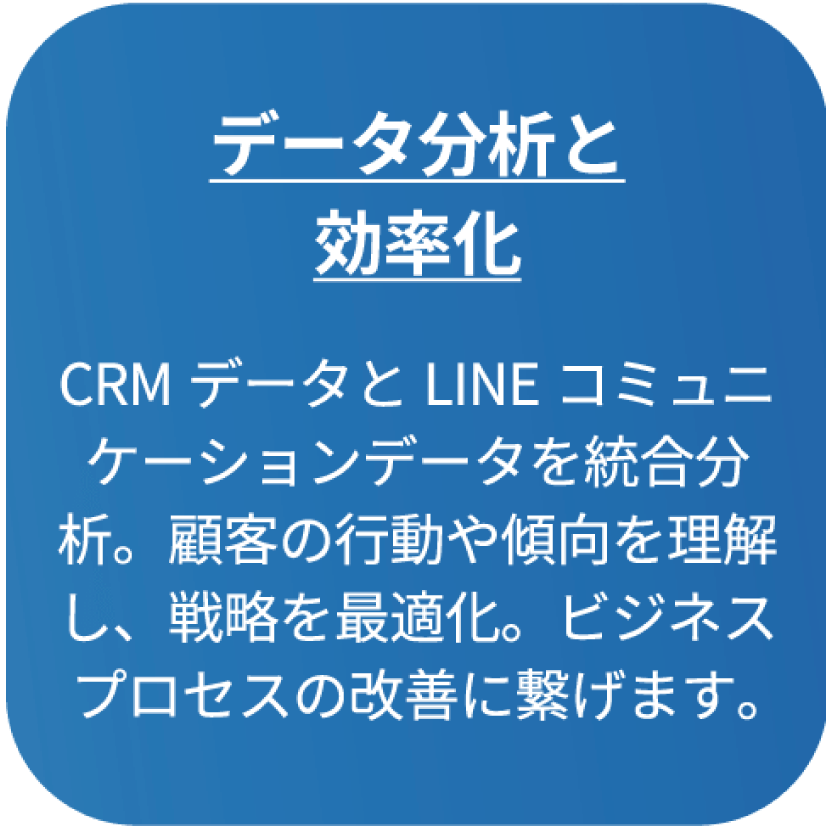 Sam-dc LINE CRM(Customer Relationship Management) 顧客管理 BtoC